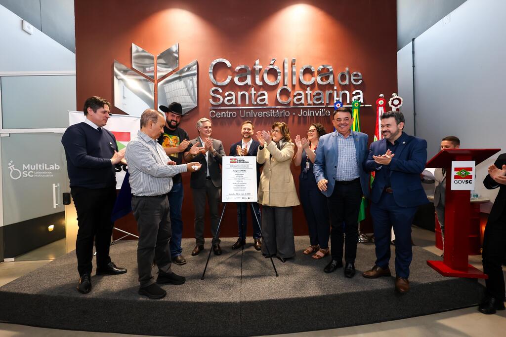 Com investimento de R$ 2,5 milhões da Fapesc, Católica SC inaugura laboratório de pesquisa voltado à saúde