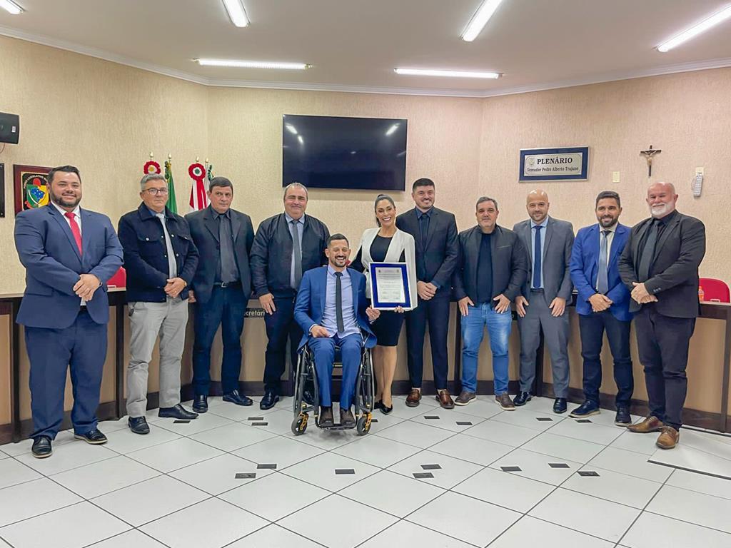 DEPUTADA FEDERAL GEOVANIA DE SÁ RECEBE  O TÍTULO DE CIDADÃ HONORÁRIA DO MUNICÍPIO DE SANTA ROSA DO SUL