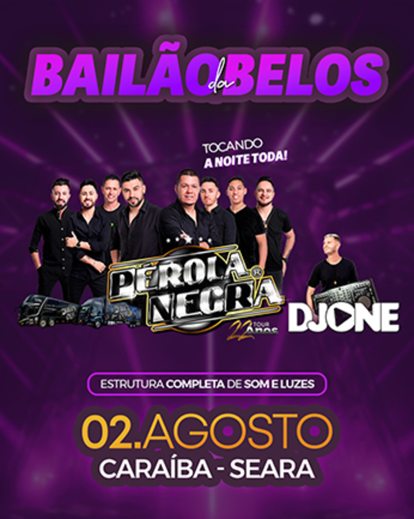 Hoje tem Bailão da Belos FM em Caraíba