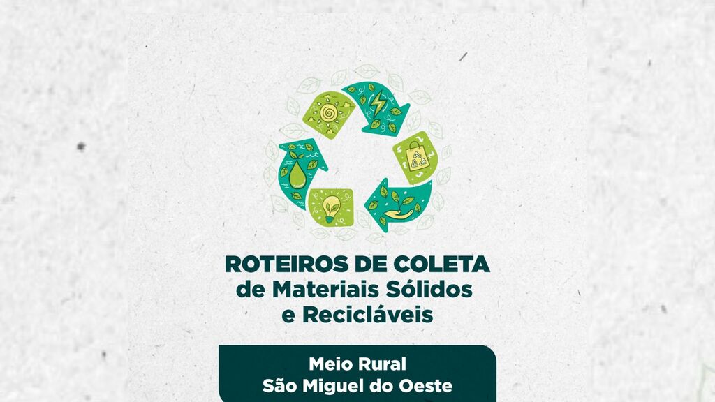Coleta de materiais no meio rural inicia na segunda-feira
