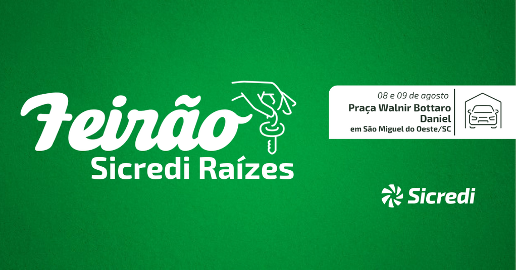 Feirão Sicredi estreia em São Miguel do Oeste com mais de 100 opções de veículos e crédito facilitado