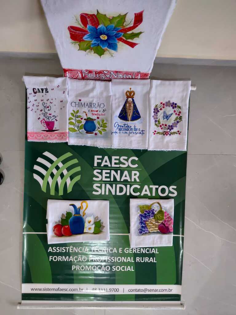 Sindicato Rural realiza, em Palmeira, curso de Artesanato em Pintura