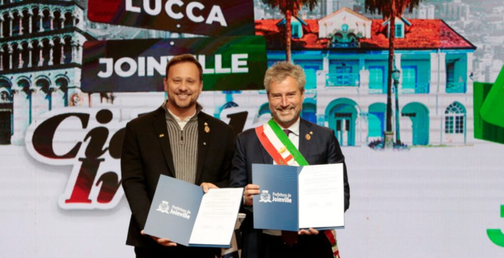Joinville e Lucca, na Itália, agora são Cidades-Irmãs
