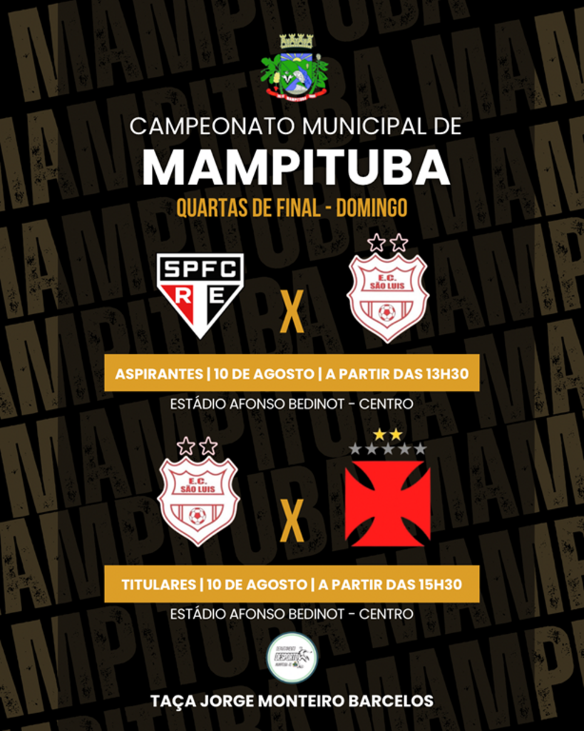 RODADA DEFINE OS CAMINHOS PARA A  PRÓXIMA FASE DO CAMPEONATO DE FUTEBOL DE MAMPITUBA