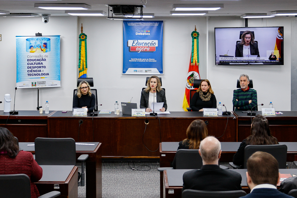 Comissão de Educação inicia ciclo de debates sobre o futuro das escolas gaúchas