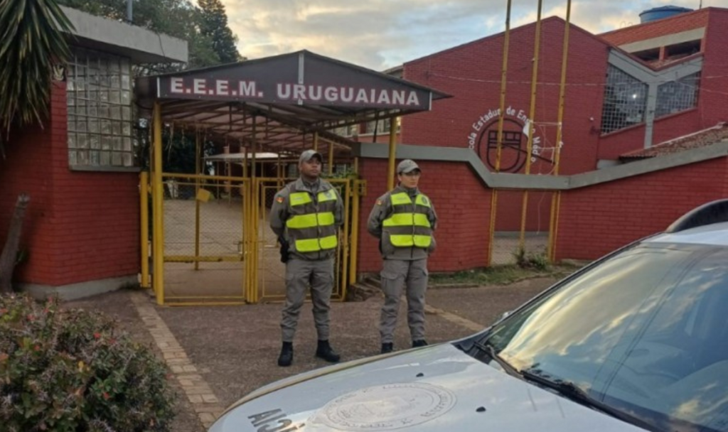 Megaoperação da Brigada Militar reforça segurança nas escolas
