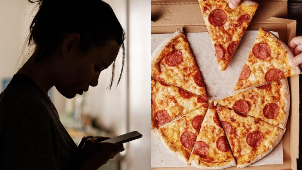 Imagems reprodução -  Freepik e Getty Images/iStockphoto - Mulher usa “pedido de pizza” para pedir socorro e é salva de agressões