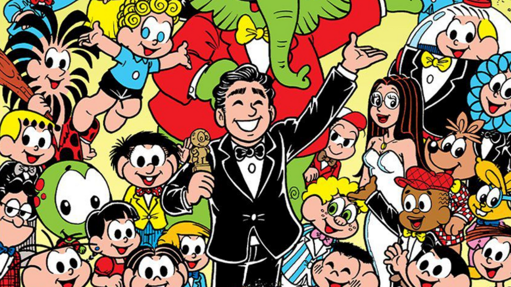 Imagem reprodução perfil Turma da Monica no X - Turma da Mônica homenageia Mauricio de Sousa no Dia dos Paisc