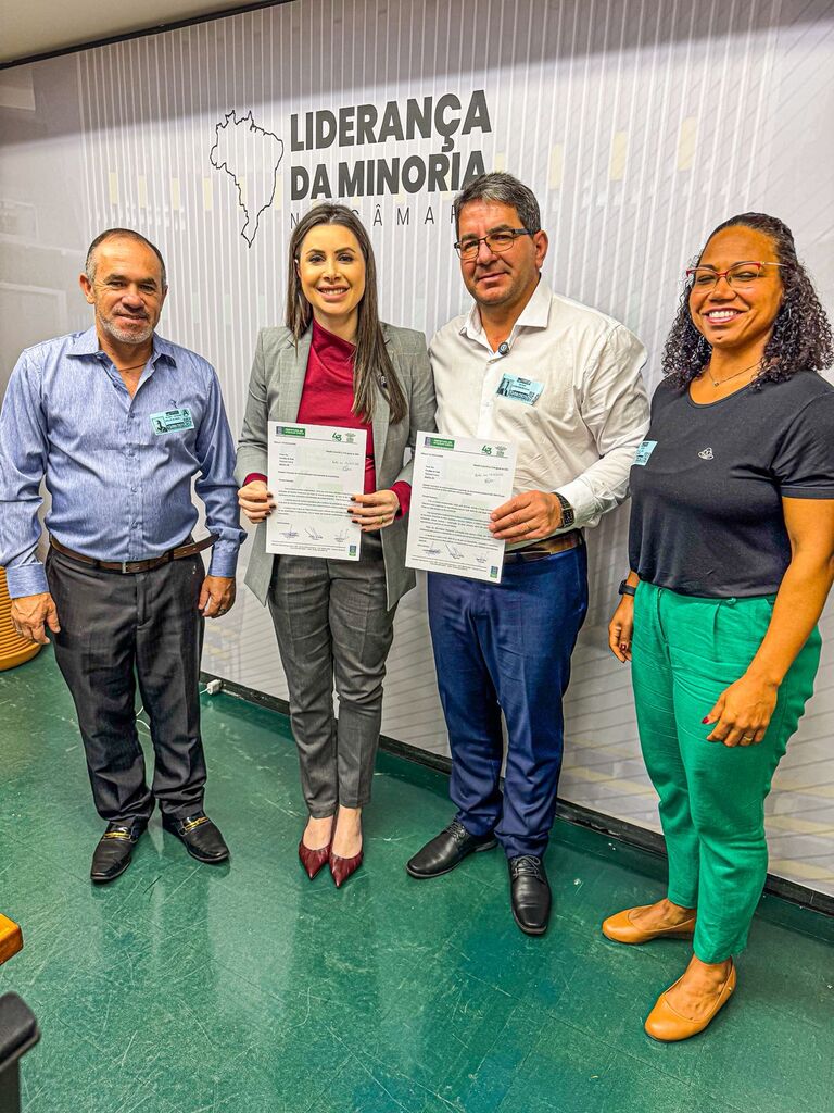 Vice-prefeito Leonir Ribeiro e vereador Renildo de Souza cumprem agenda em Brasília em busca de recursos para Otacílio Costa.