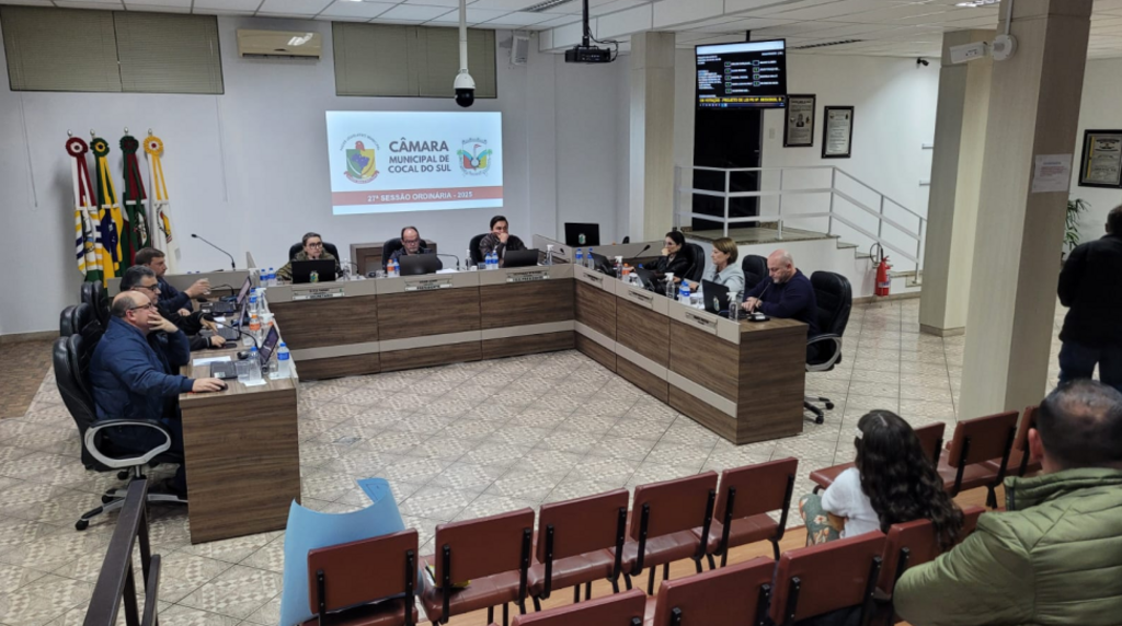 Tribuna: veja o que foi assunto na 27ª Sessão Ordinária da Câmara de Cocal do Sul