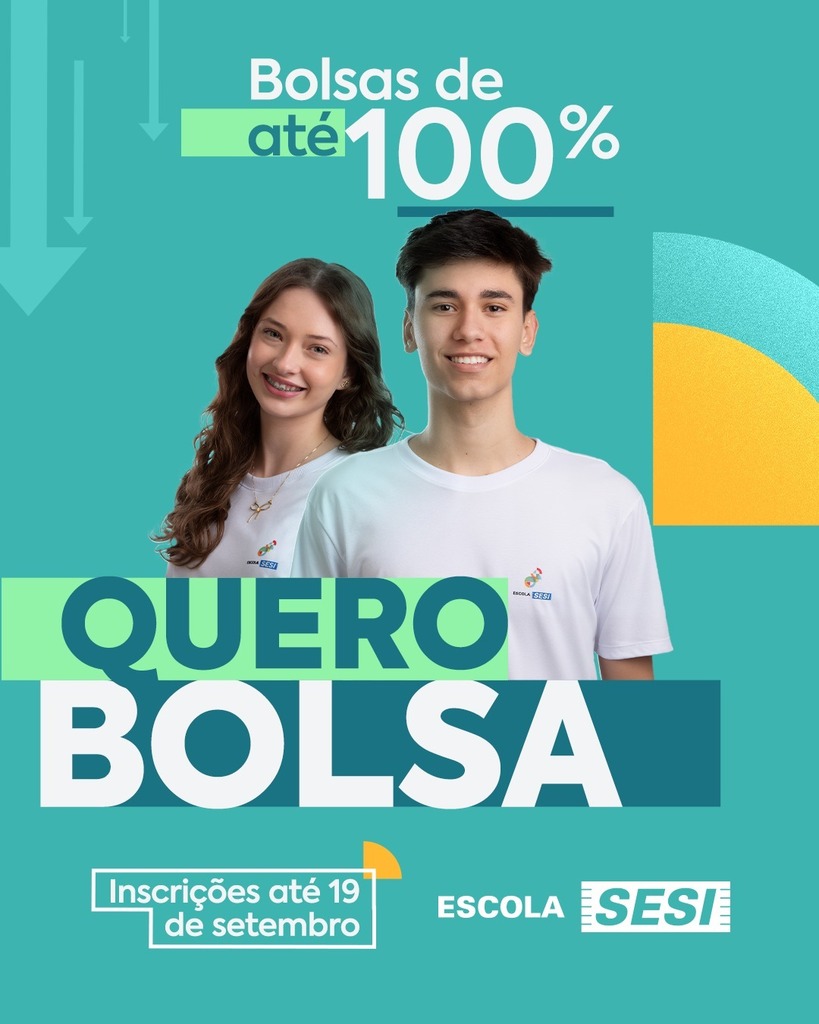 Escola Sesi São Miguel do Oeste oferta bolsas de estudos de até 100%