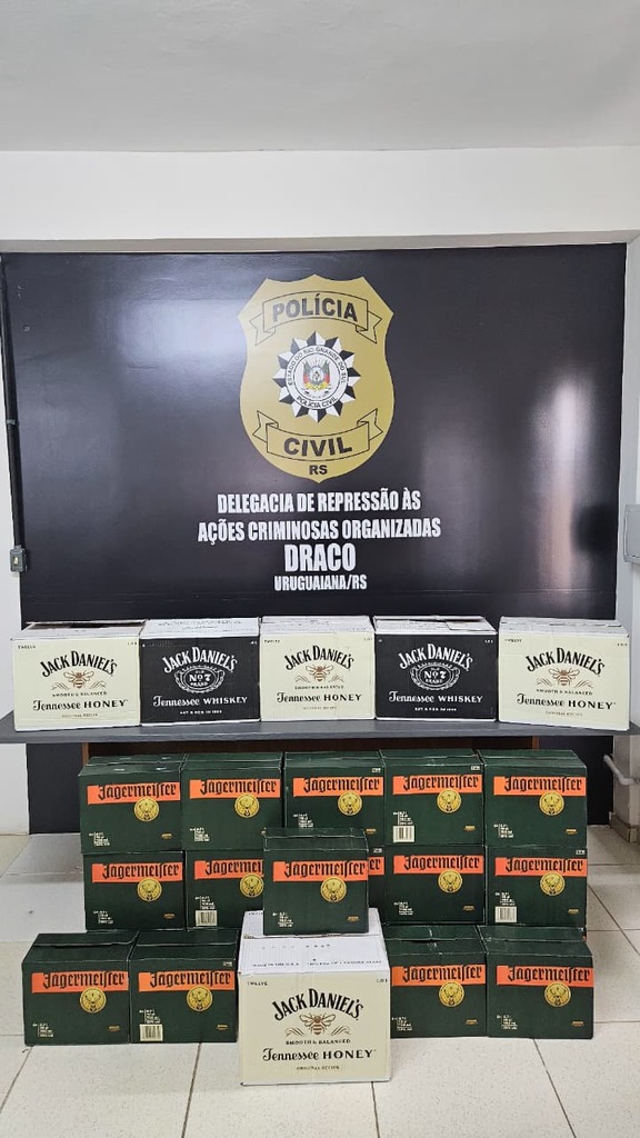 Polícia Civil apreende carga de bebidas avaliada em R$ 28,5 mil