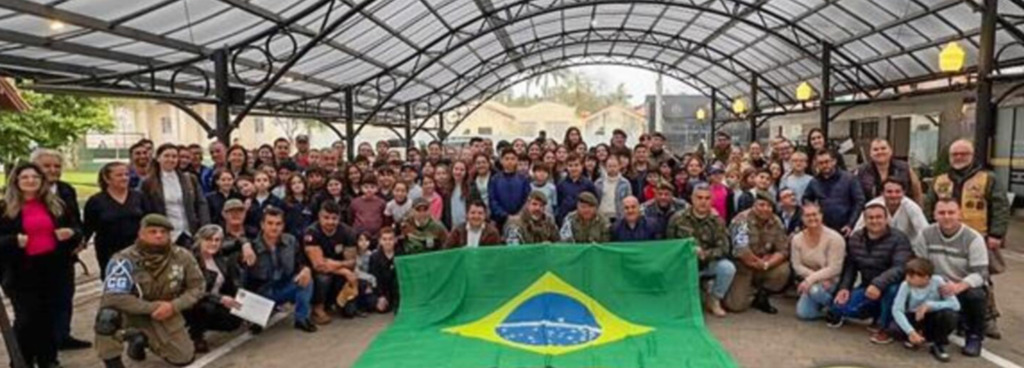 CIDADE DE PRAIA GRANDE RECEBE A CENTELHA DA  88ª CORRIDA DO FOGO SIMBÓLICO DA PÁTRIA