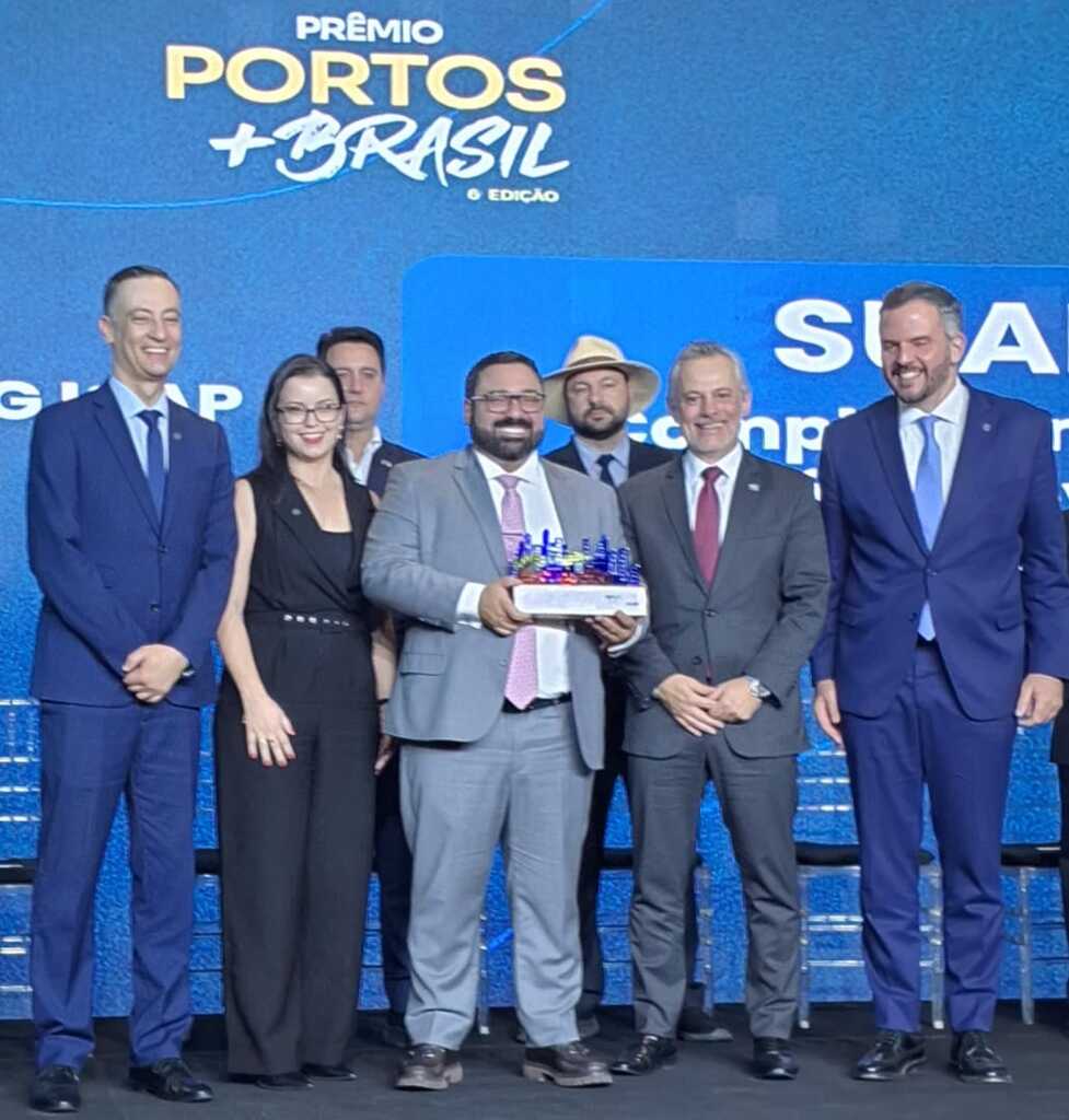 Porto de São Francisco do Sul é premiado na categoria melhores notas do índice de Gestão da Autoridades Portuárias