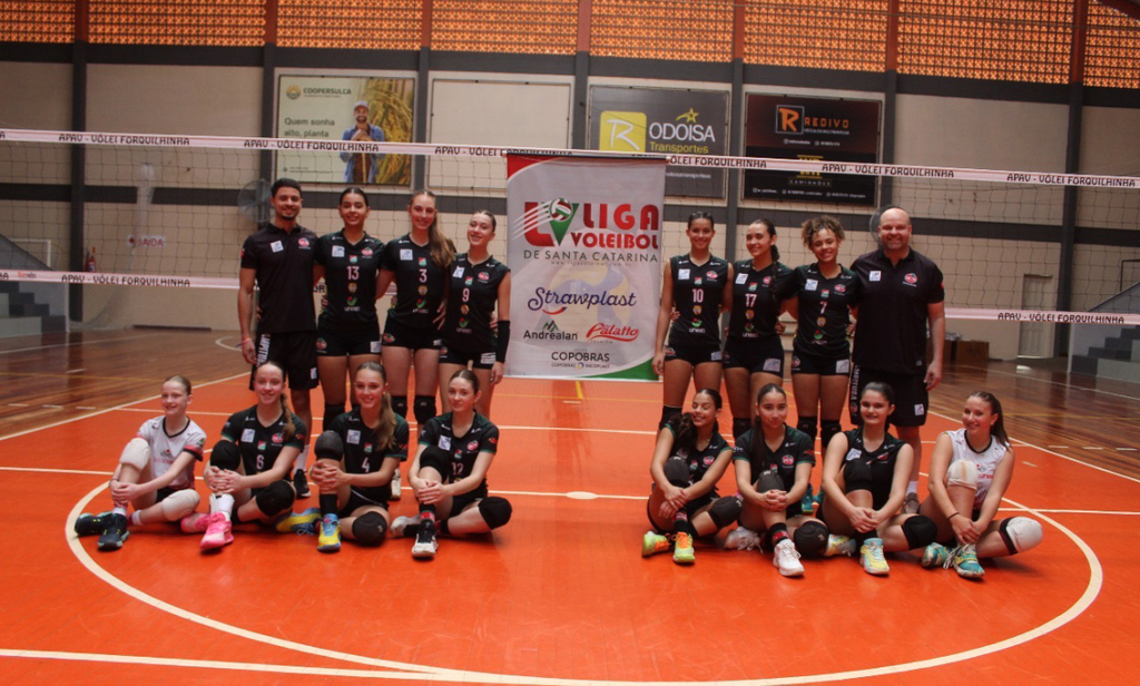 S.R. Mampituba/FME Criciúma/Radar/Unesc Sub-17 conquista a 2ª etapa da Liga Voleibol de SC e avança à final