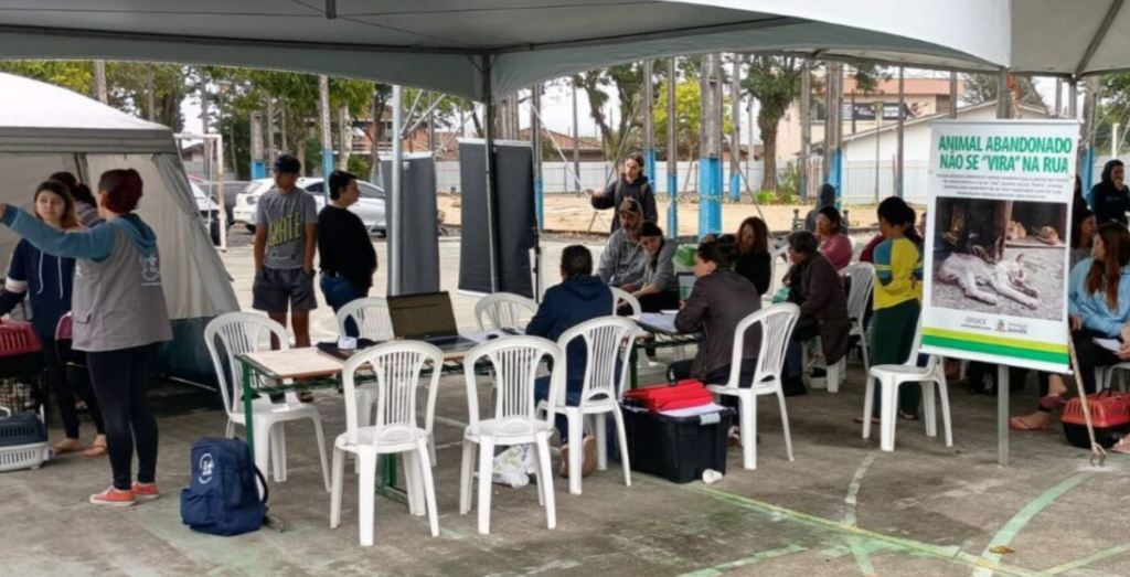 Vila Cubatão recebe mutirão de castração para cães e gatos