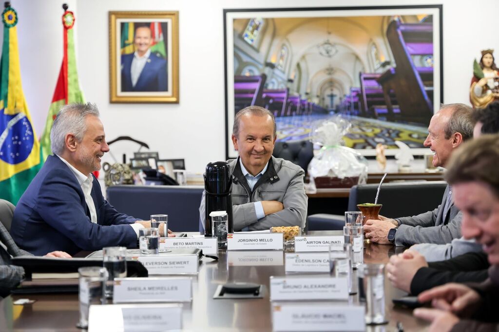 Em reunião com governador Jorginho Mello, Coamo anuncia o oitavo porto de Santa Catarina