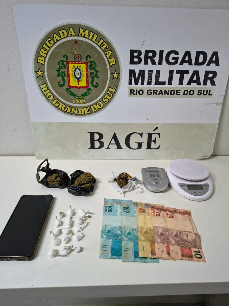 Brigada Militar prende homem por tráfico