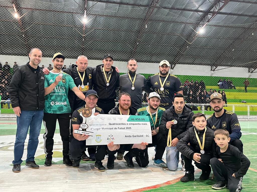 Conheça os vencedores do Campeonato Intermunicipal de Futsal de Anita Garibaldi