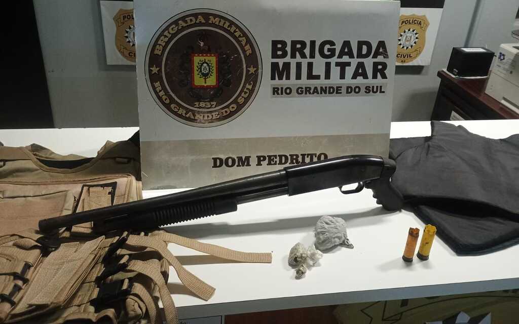Polícia apreende espingarda em Dom Pedrito