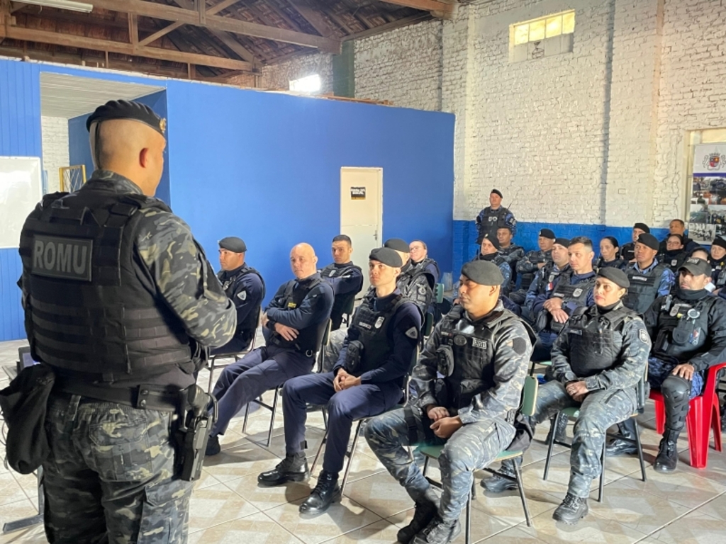 Guarda Municipal recebe treinamento avançado em Controle de Distúrbios Civis