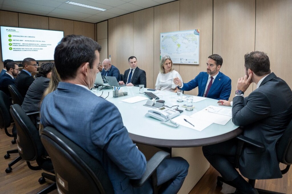 Governador apresenta pleitos fiscais em reunião no Ministério da Fazenda
