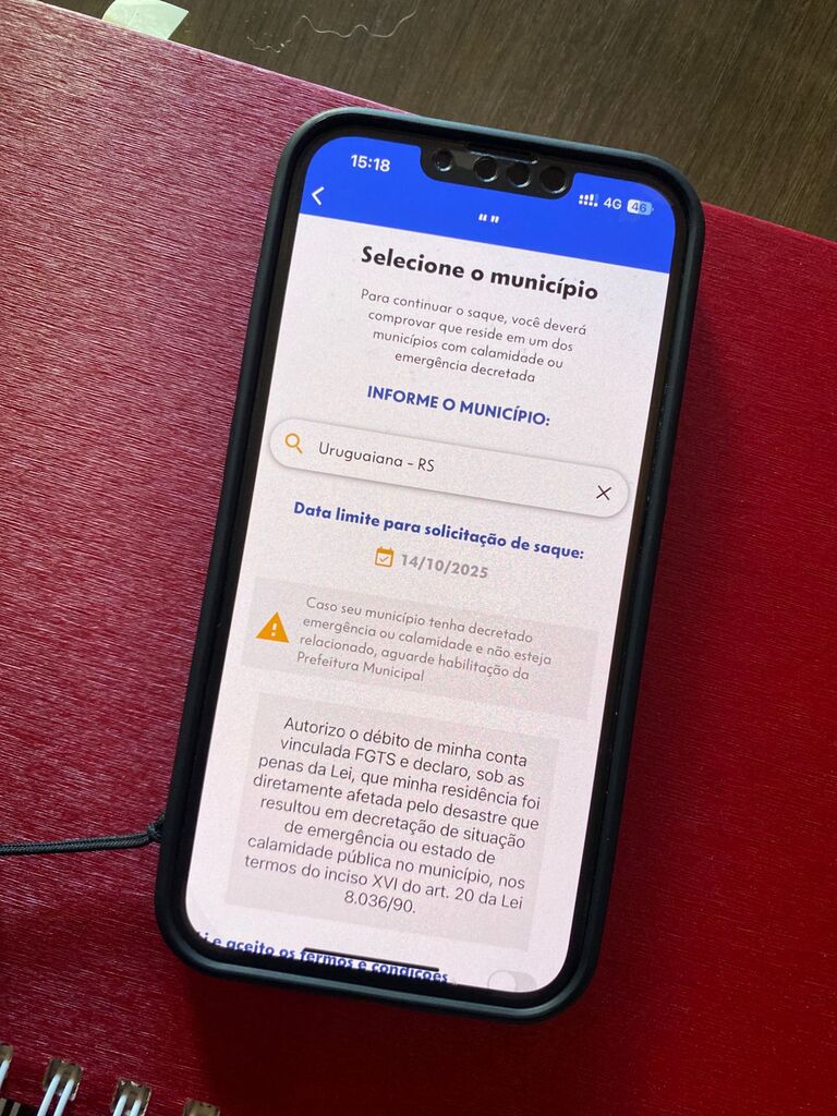 Caixa libera saque calamidade para moradores de Uruguaiana
