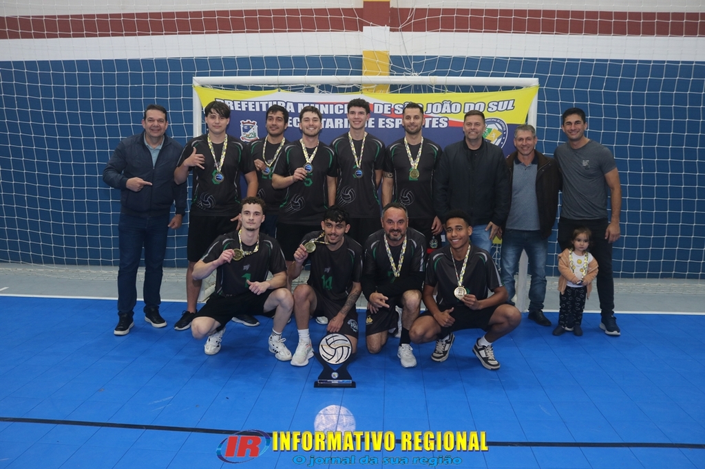 CONHECIDOS OS MELHORES DO VOLEIBOL DA TAÇA CIDADE DE SÃO JOÃO DO SUL