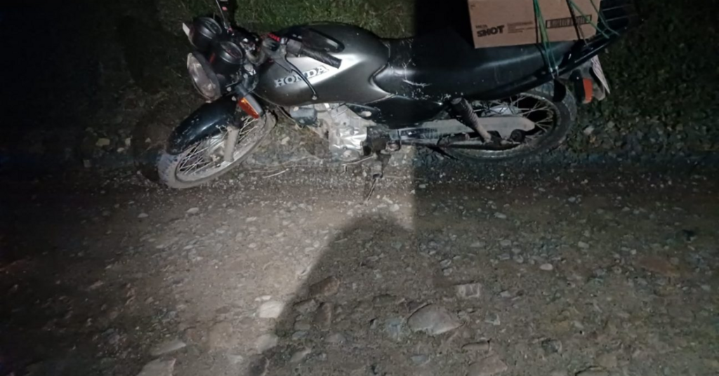 Acidente com motocicleta deixa homem gravemente ferido em Taió