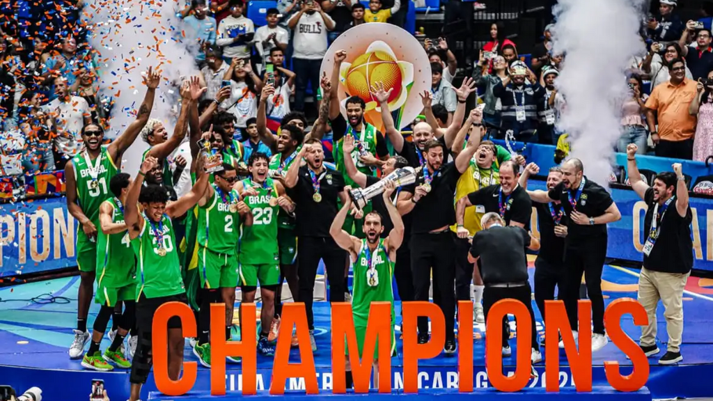 Brasil encerra jejum e conquista a AmeriCup de basquete após vitória sobre a Argentina