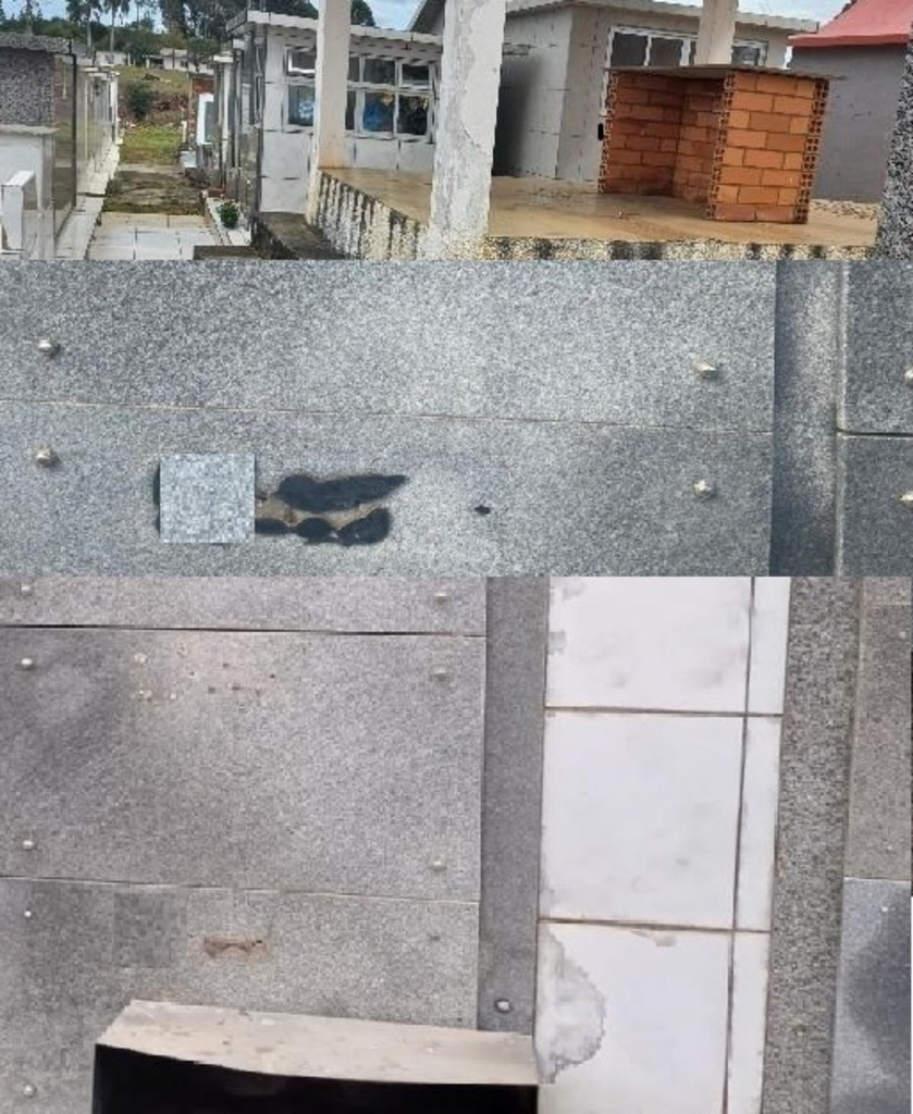Polícia Militar registrou furtos de Lápides no cemitério de Celso Ramos