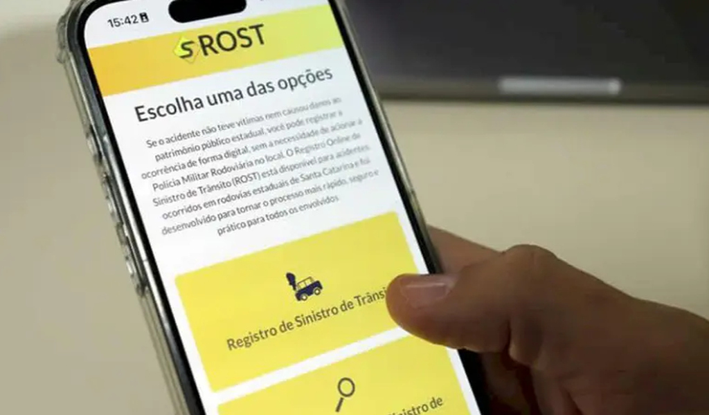Santa Catarina lança sistema online para registro de acidentes de trânsito sem vítimas