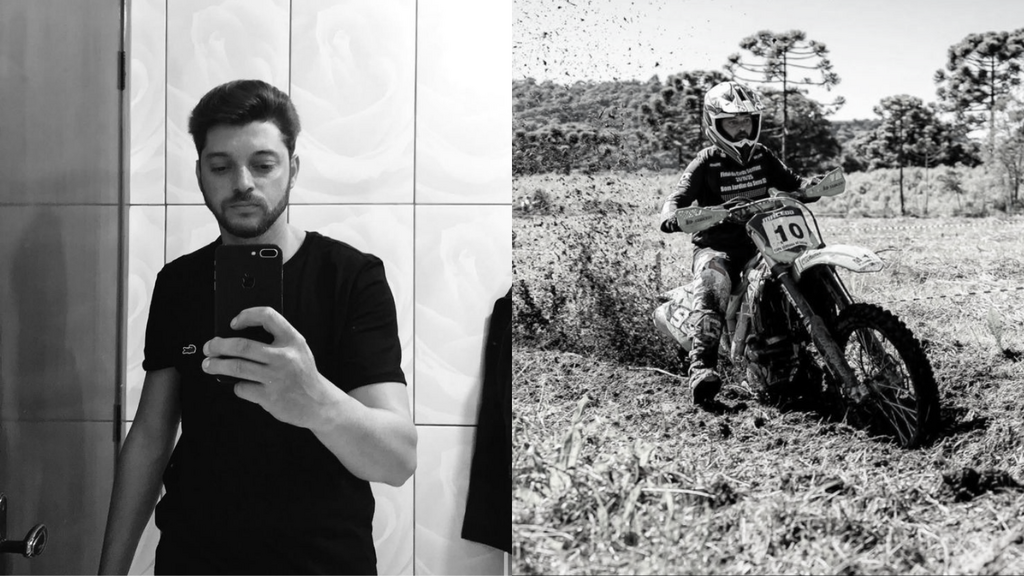 Imagem : Reprodução Redes Sociais - Piloto de enduro é morto ao dar carona a desconhecidos em SC