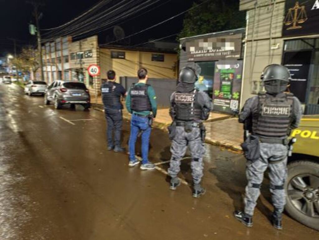 Rio do Sul é alvo da Operação Shutdown contra grupo criminoso em SC e RS