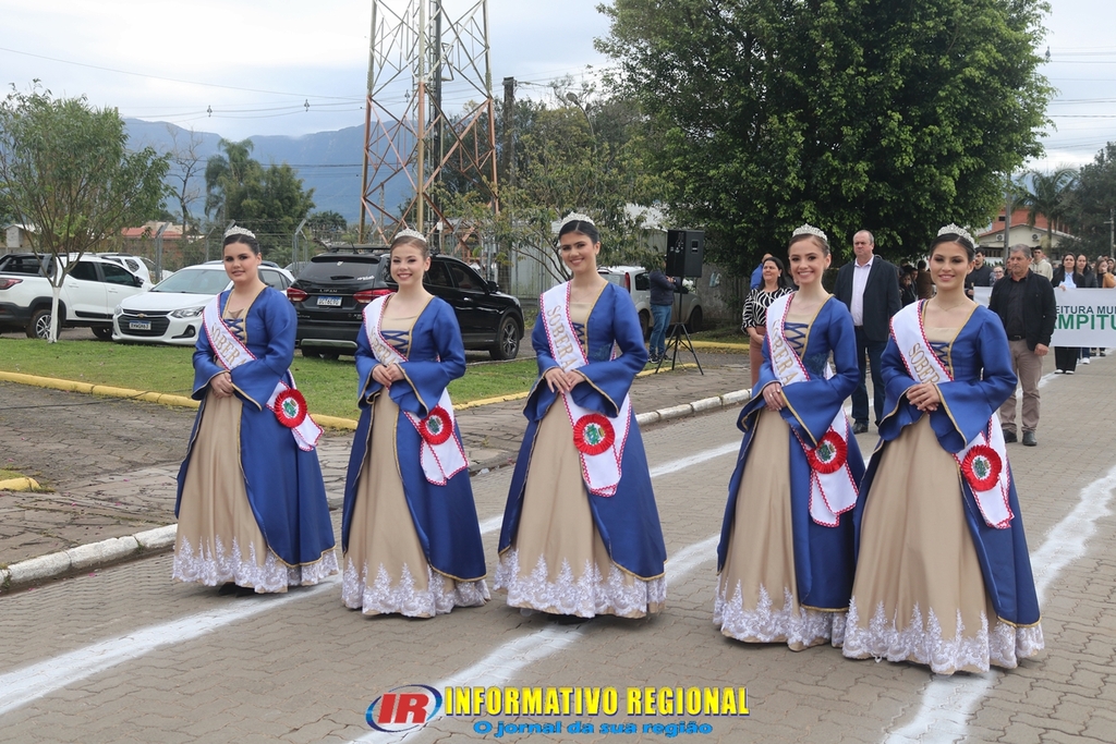 MAMPITUBA PROMOVEU O DESFILE CÍVICO DE 07 DE SETEMBRO