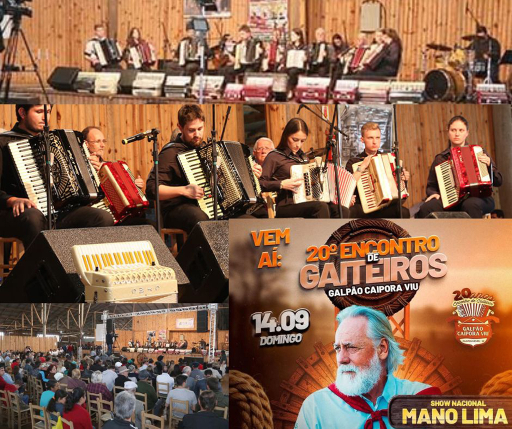 Galpão “Caipora Viu” berço do Encontro de Gaiteiros de Campos Novos – Evento cultural chega 20ª edição em 2025