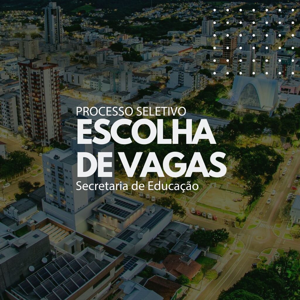 Secretaria convoca candidatos para escolha de vagas na rede municipal