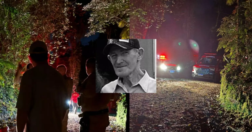 Tragédia em SC: idoso é encontrado morto com ferimento de foice em área de mata