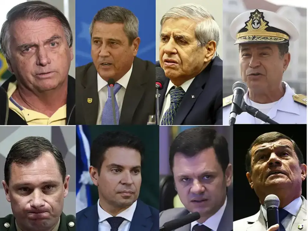 Por 4 a 1, Supremo condena Bolsonaro e mais sete