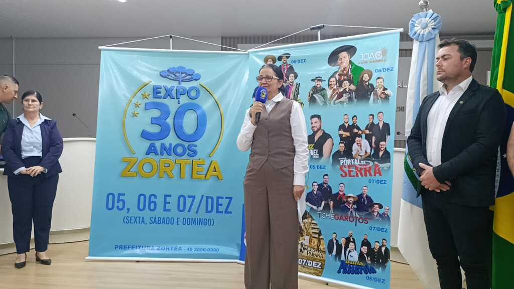 Zortéa lança programação dos 30 anos de emancipação