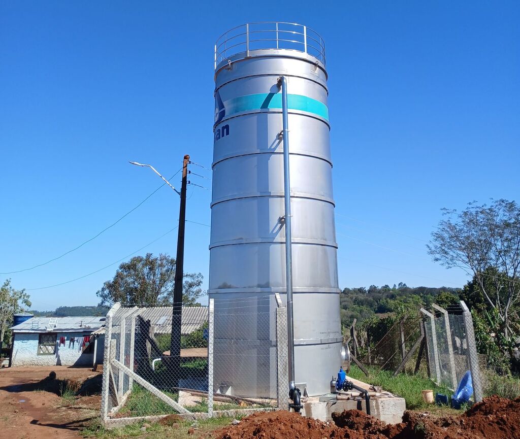 Casan eleva reserva de água de Descanso para 700 mil litros