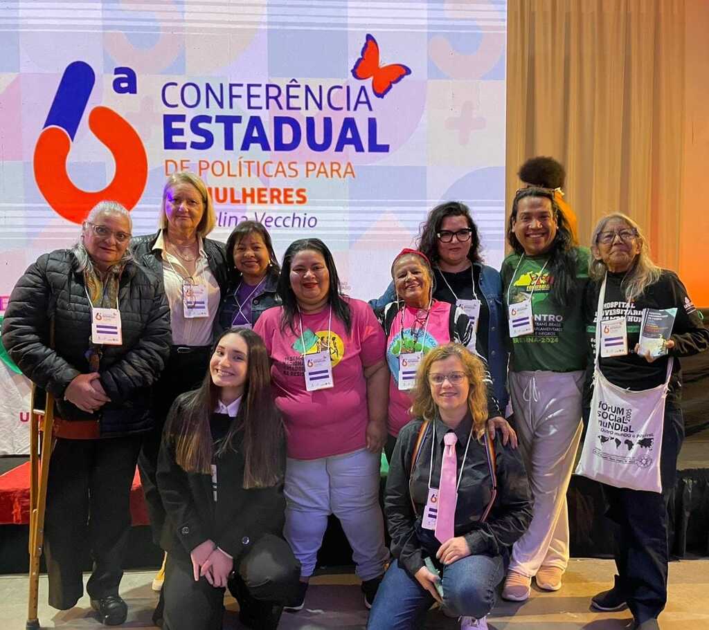 Delegadas de Uruguaiana participam da 6ª Conferência Estadual de Políticas para Mulheres