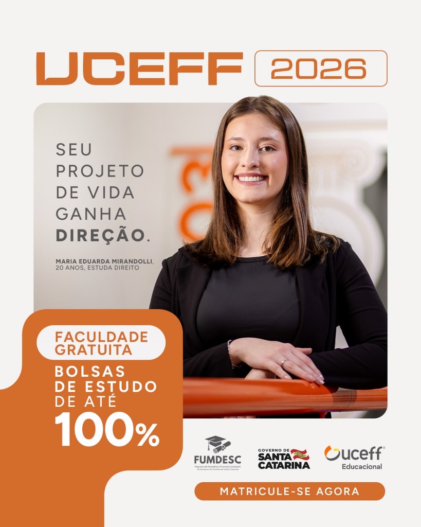 UCEFF lança campanha de matrículas para 2026