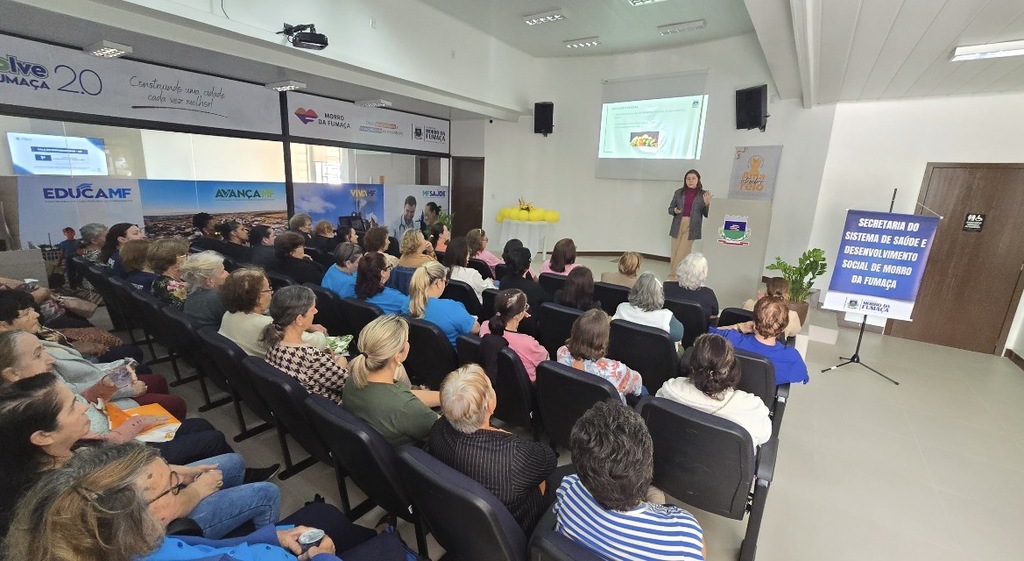 Semana do Bem-Estar de Morro da Fumaça: Alimentação saudável é o foco do terceiro dia da programação
