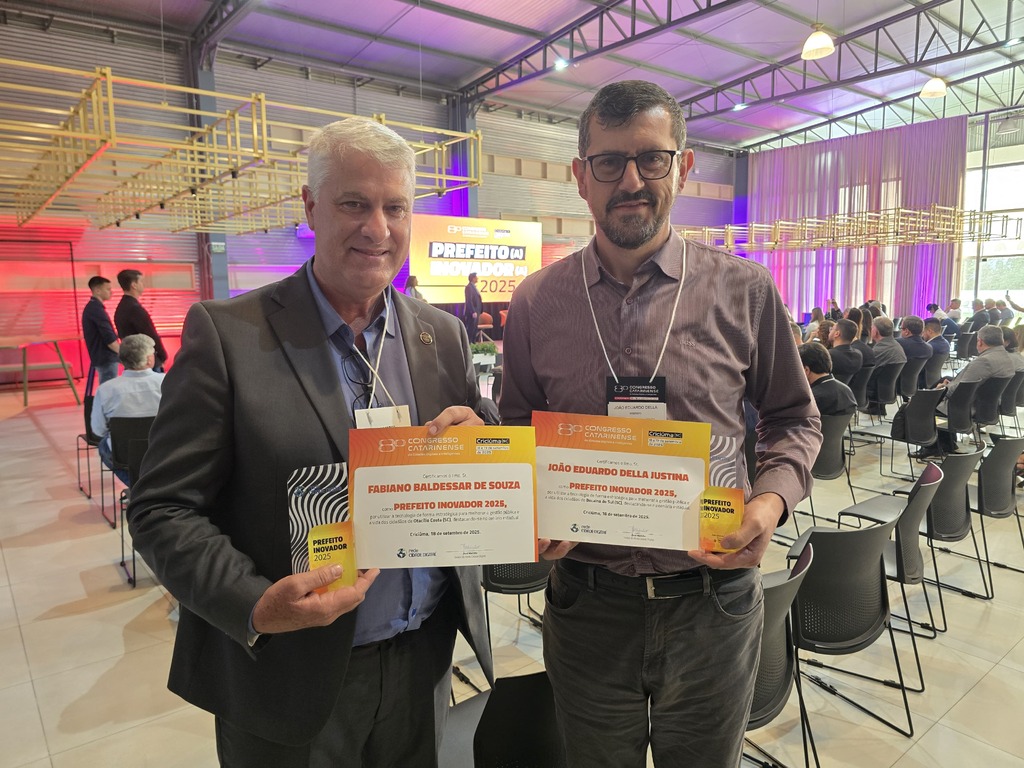 Otacílio Costa é destaque no 8º Congresso Catarinense de Cidades Digitais e Inteligentes