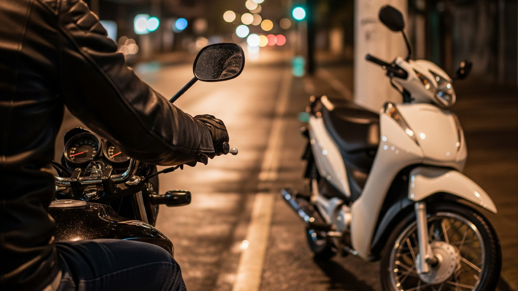 Imagem ilustrativa - Criminoso furta moto de homem em Imbituba e deixa biz no lugar; motoneta também era furtada