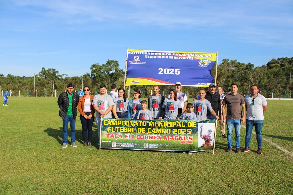 INICIA O CAMPEONATO MUNICIPAL DE FUTEBOL DE CAMPO DE SÃO JOÃO DO SUL