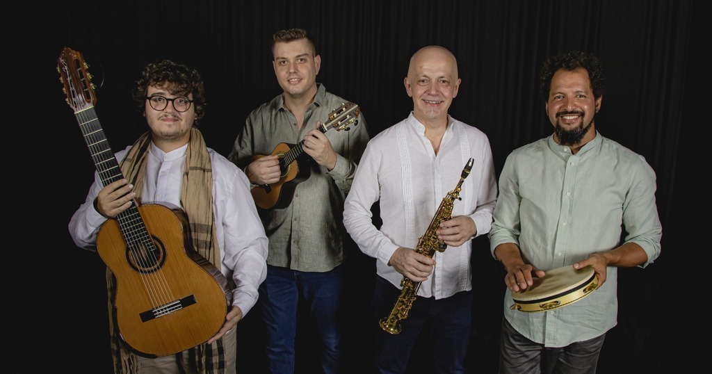 Quarteto de choro Chá de Cevada realiza apresentação gratuita em São Francisco do Sul neste domingo (28)
