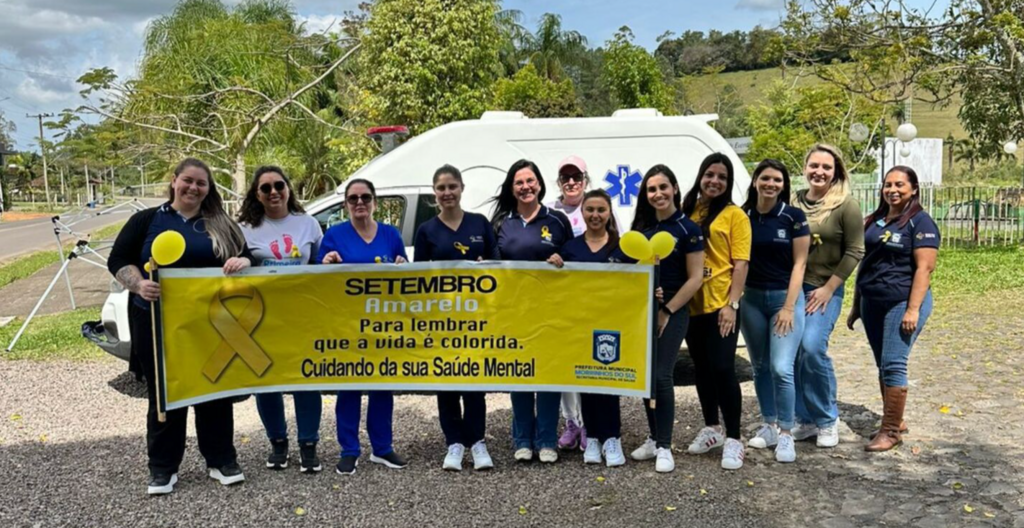 MORRINHOS DO SUL PROMOVE PARADA DE CONSCIENTIZAÇÃO DO SETEMBRO AMARELO