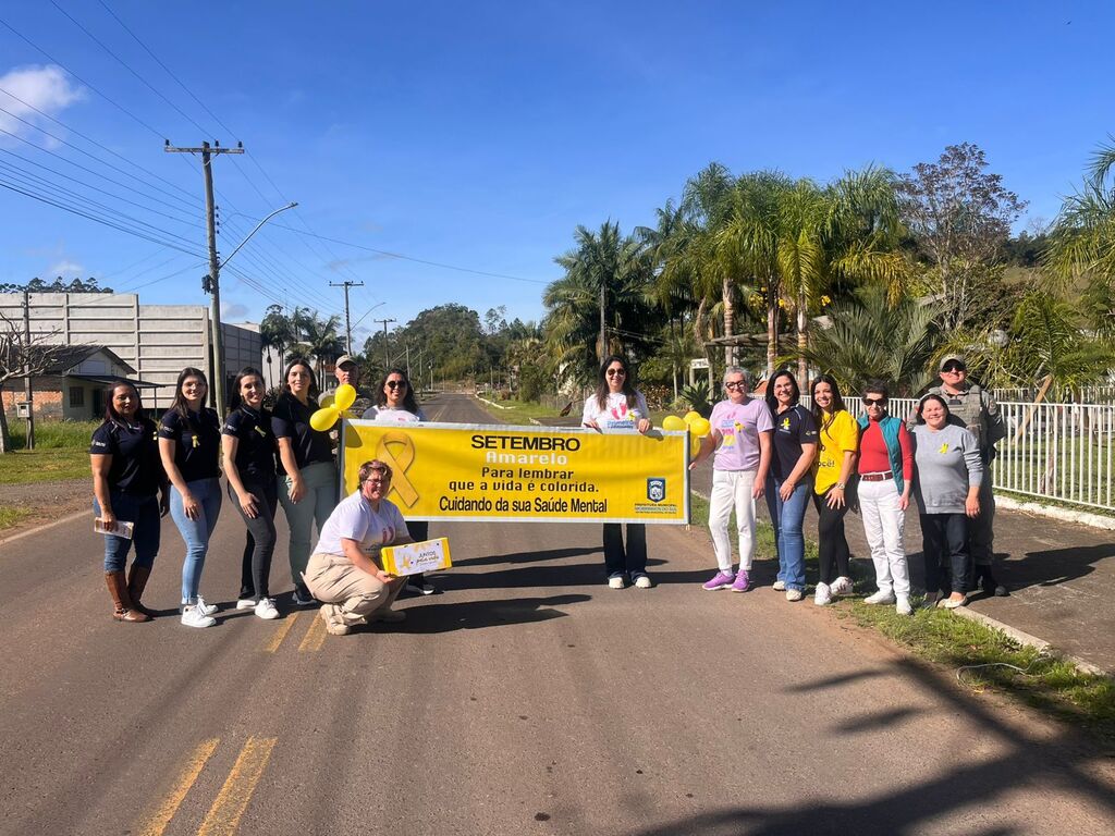 MORRINHOS DO SUL PROMOVE PARADA DE CONSCIENTIZAÇÃO DO SETEMBRO AMARELO